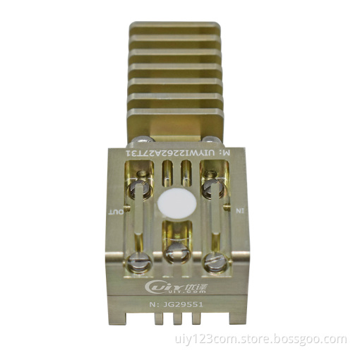Ka Band WR28 BJ320 RF Waveguide Isolator High Isolation for Satcom